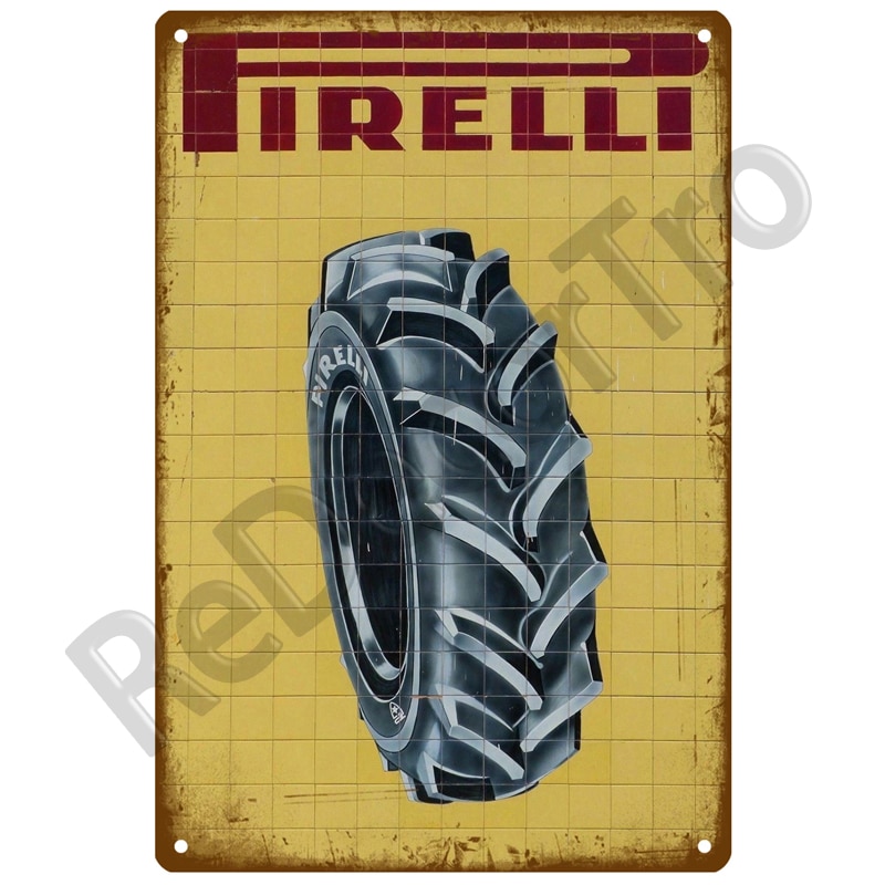 Retro Reifenhersteller Metallschilder