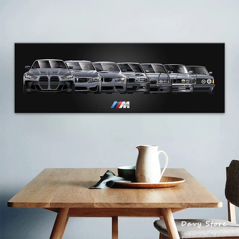 BMW M Evolution Leinwand