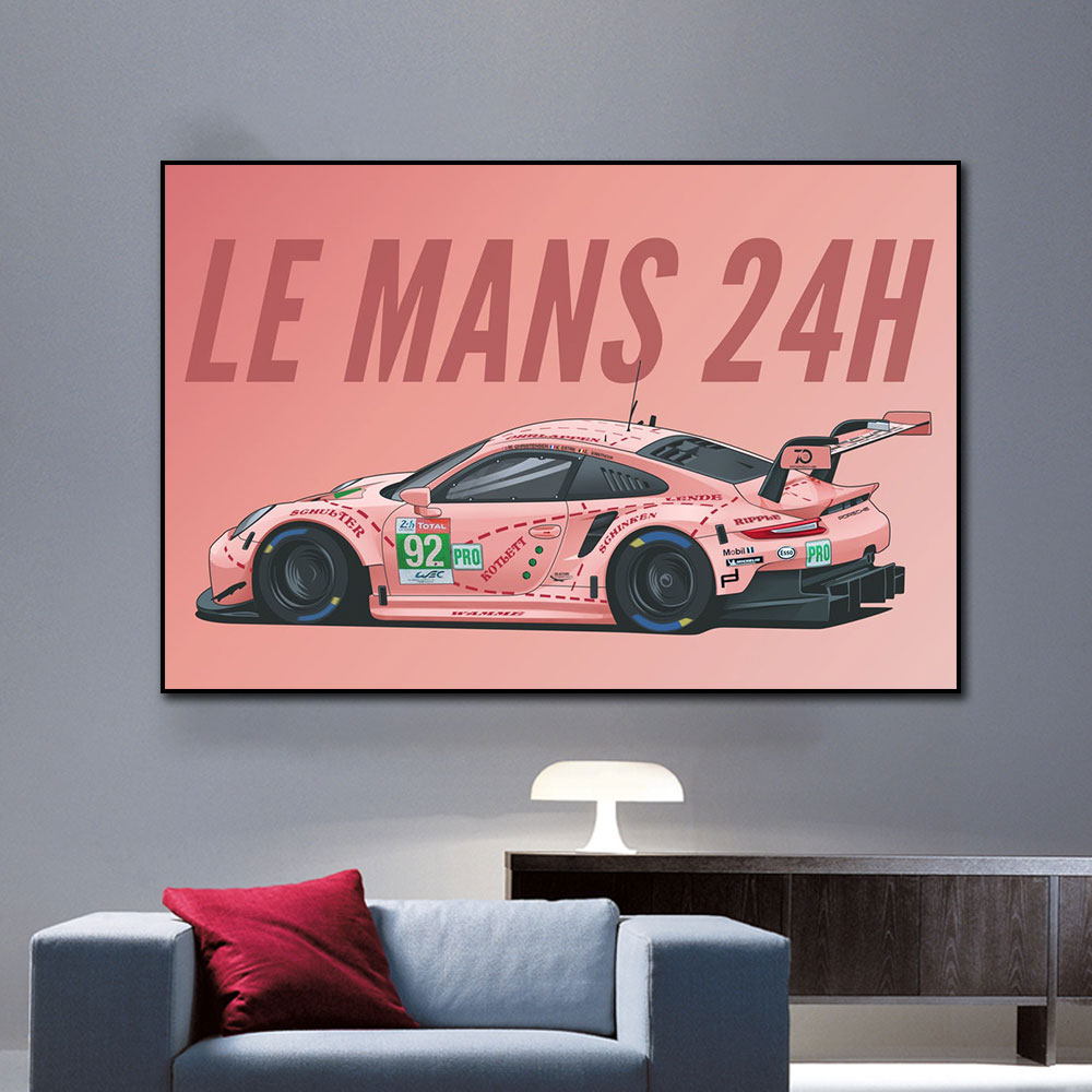 Le Mans Classic Racing Leinwand