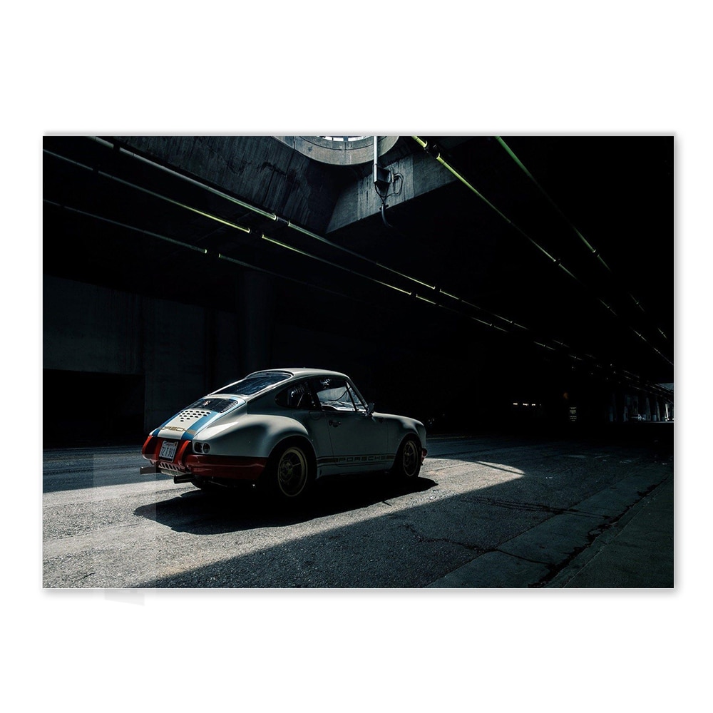 Porsche Motive Auf Leinwand Ohne Rahmen