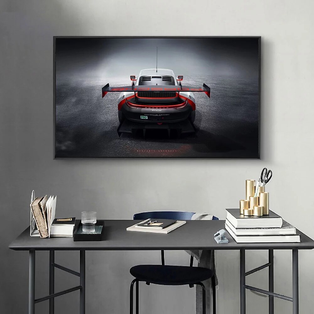 Racing Auto Poster Porsche 911RSR