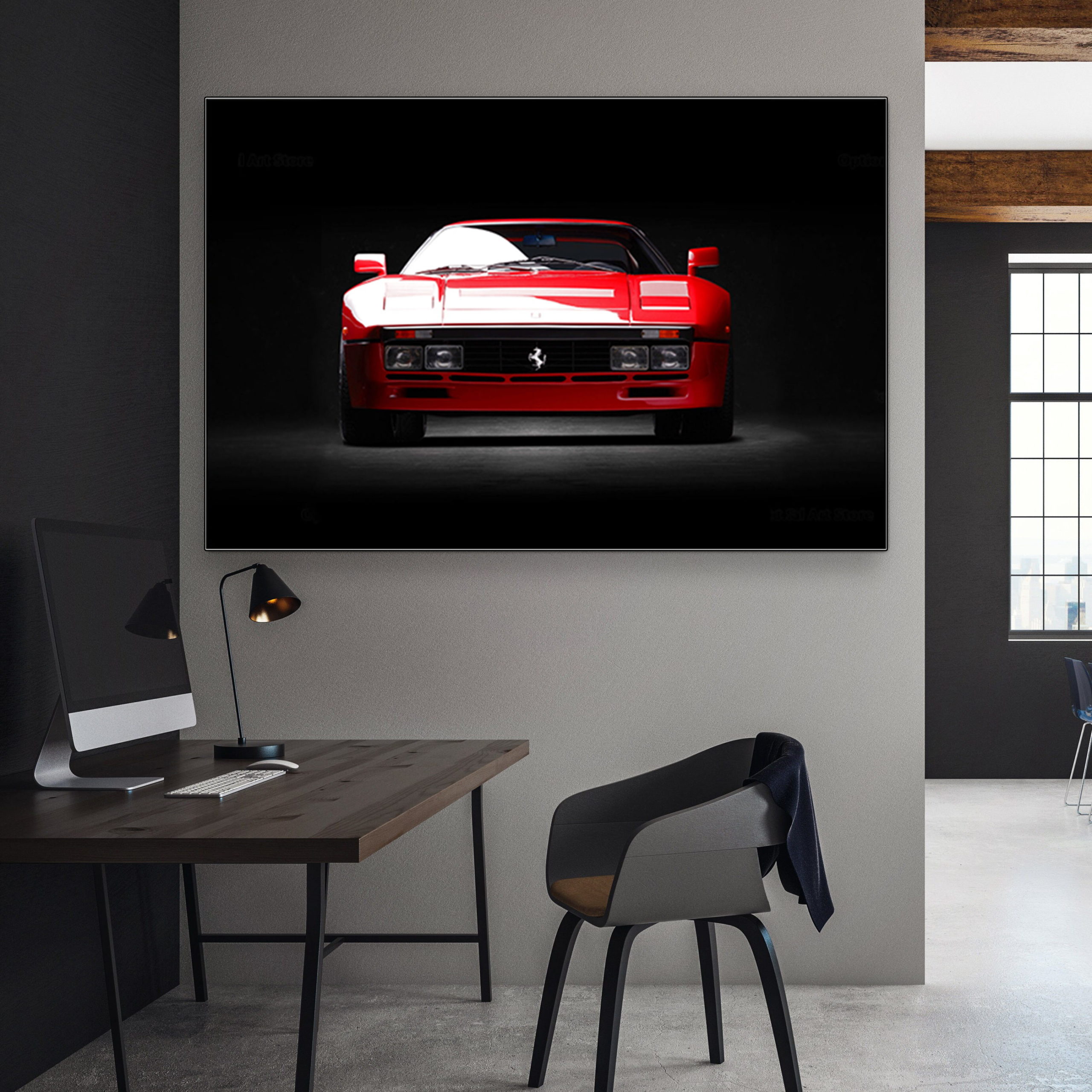 Ferrari 288 GTO Leinwand Kunstdruck