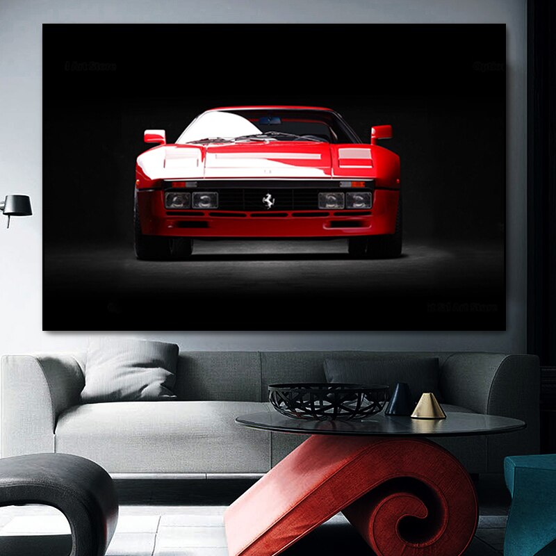 Ferrari 288 GTO Leinwand Kunstdruck