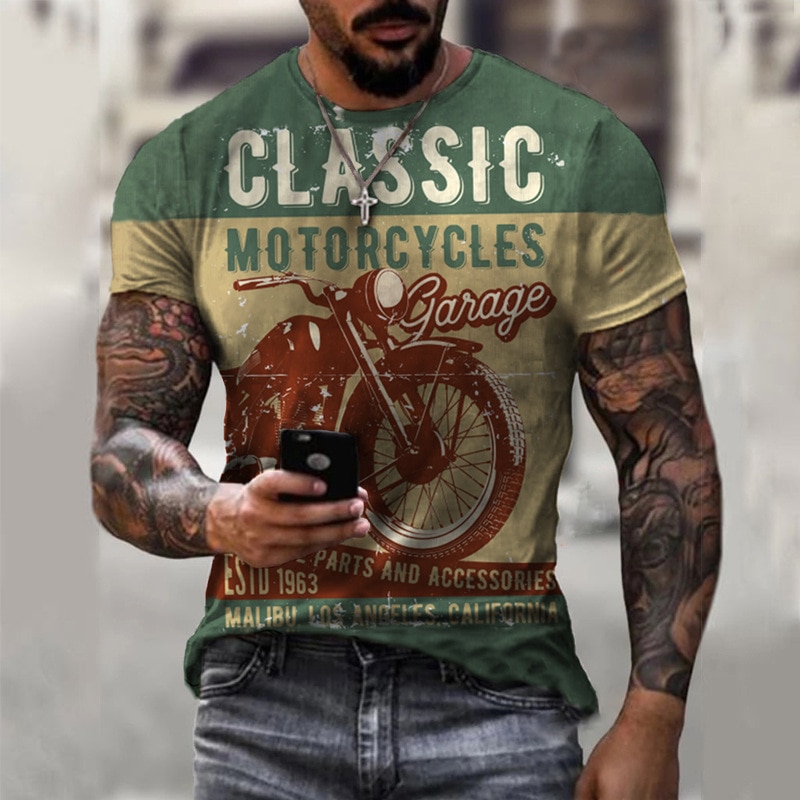 Vintage Racing T-Shirts Verschiedene Designs