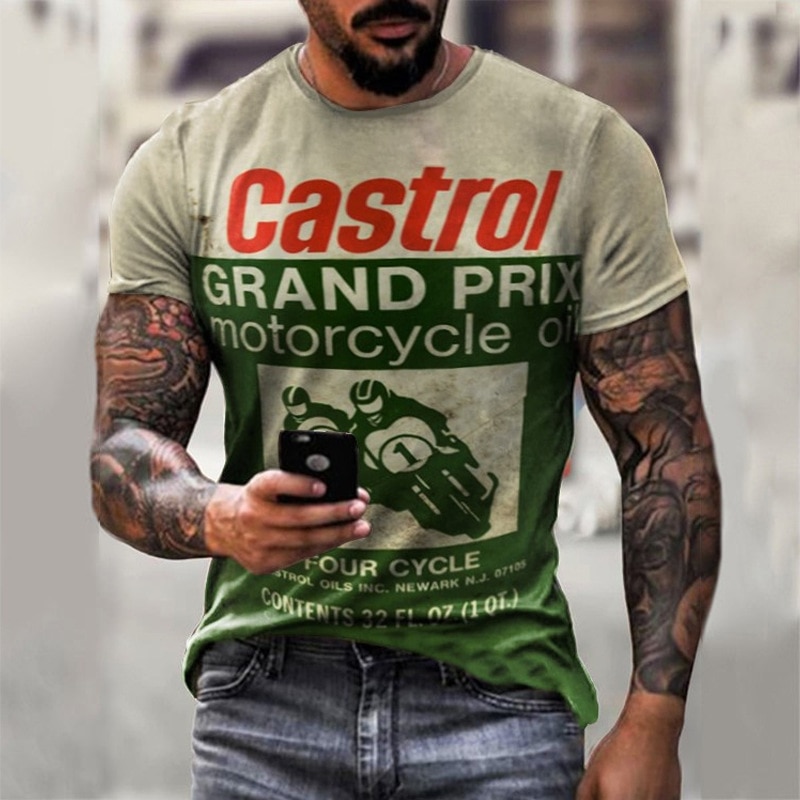Vintage Racing T-Shirts Verschiedene Designs